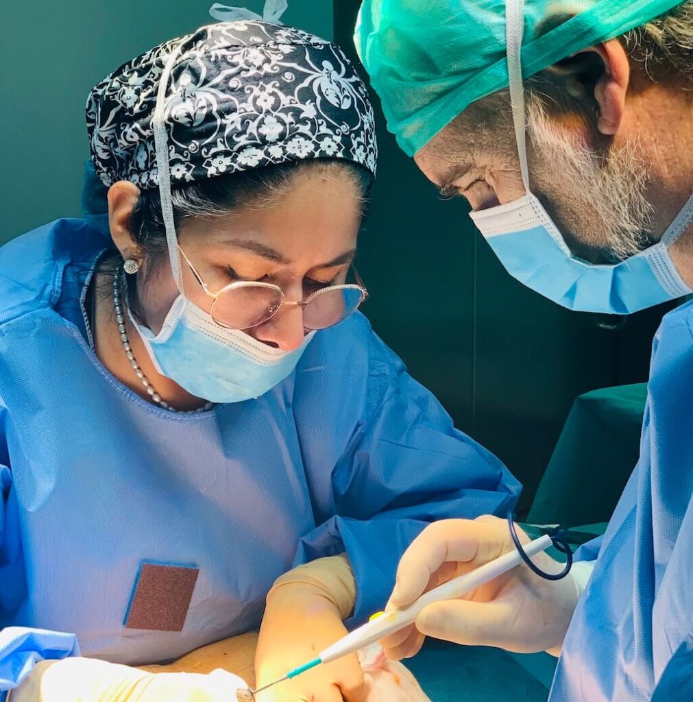 Operacion realizada por el equipo médico de ICA, Canarias.